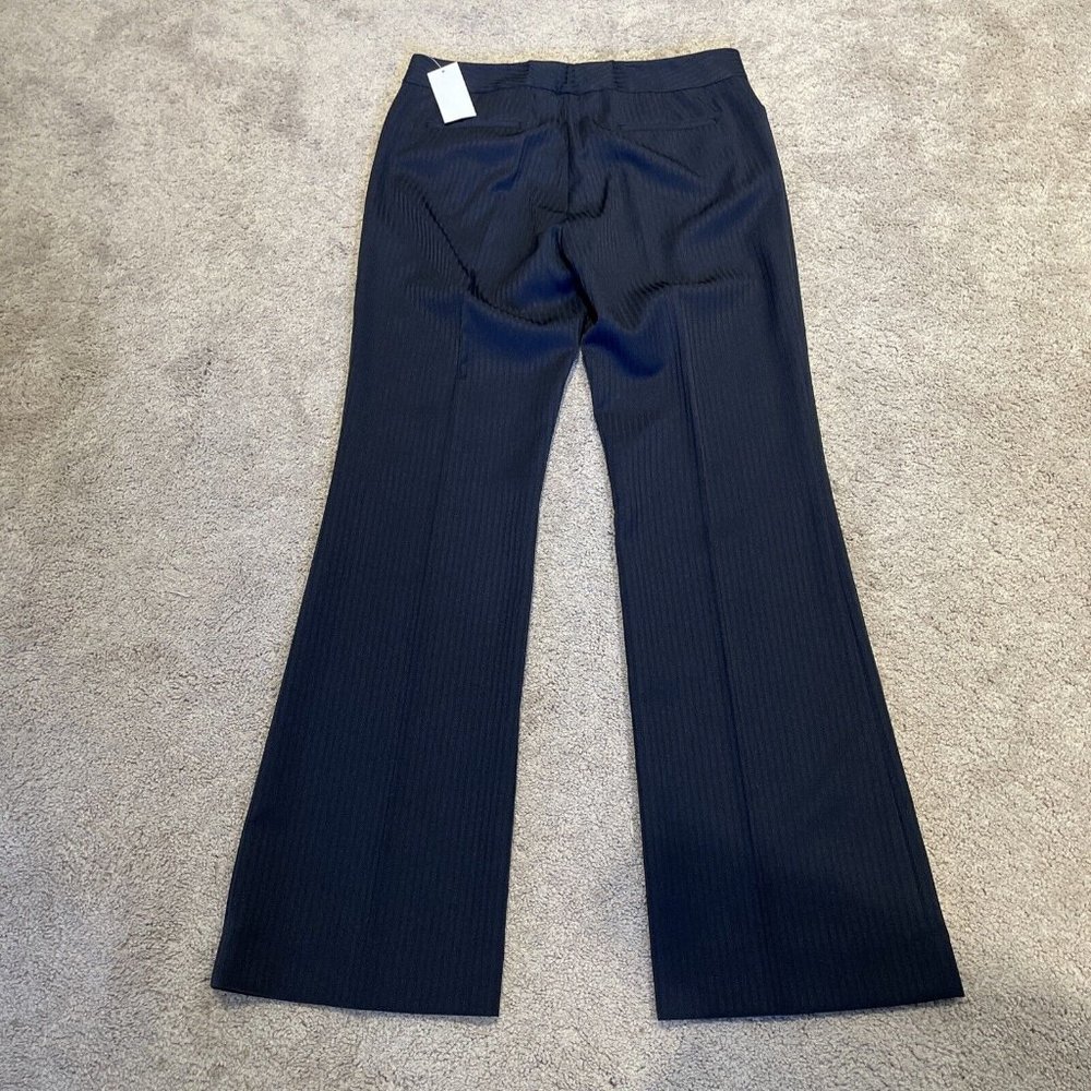 NWT-TAHARI ARTHUR S LEVINE WOMENS PINSTRIPE SUIT (2 PC) SZ.8 NAVY BLAZER & PANTS - Picture 12 of 12